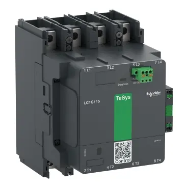 Contacteur TeSys Giga 115A 4P, commande 100-250V CA/CC - Schneider