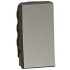 Interrupteur 10A unipolaire, 1 module, magnésium, gamme Arteor - Legrand