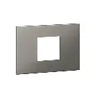 Plaque 2 modules, magnésium, gamme Arteor - Legrand