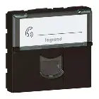 Prise RJ45 Cat6 FTP 2 modules, noir mat - Legrand