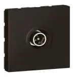 Prise TV simple, noir mat - Legrand