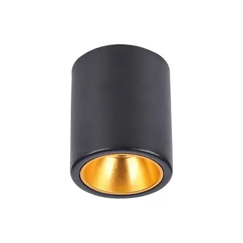 Support de spot rond GU10, noir - V-TAC