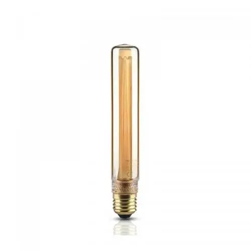 Decorative LED filament bulb 2W T30 E27 1800K, amber glass - V-TAC