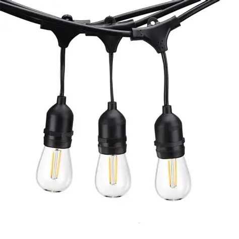 Guirlande lumineuse LED avec prise EU et douille étanche - V-TAC