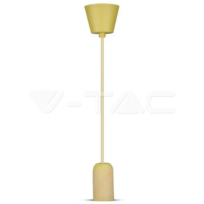 Suspension décorative béton, jaune - V-TAC