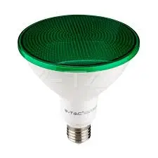 Ampoule LED PAR38 17W E27 verte, IP65 - V-TAC