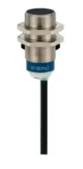 Capteur de proximité inductif XS6 M12, laiton, Sn 4 mm, 24-240V CA/CC, câble 2 m - Schneider