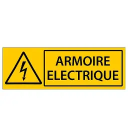 Plaque signalétique « Armoire électrique »