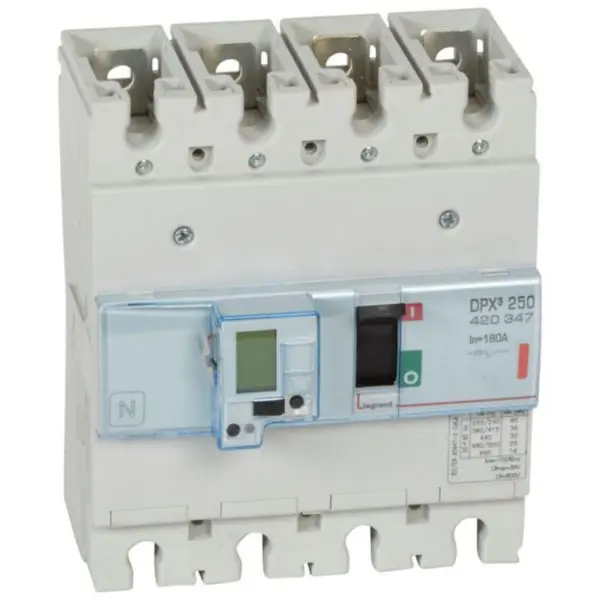 Disjoncteur électronique DPX³ 250 4P 160A 36 kA - Legrand