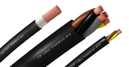 Câble souple Powerflex RV-K 3G6 mm² 0,6/1 kV - Top Cable