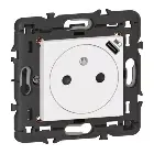 Prise saillie Mosaic avec prise USB-C, 2 modules, blanc - Legrand