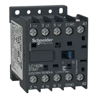 Contacteur TeSys K 3P AC3 6A 440V, bobine 24V CA - Schneider