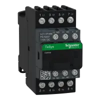 Contacteur TeSys D 4P AC1 40A 440V, bobine 220V CA - Schneider