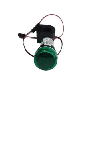 Voyant rond avec voltmètre, vert, 50-500V CA - Himel