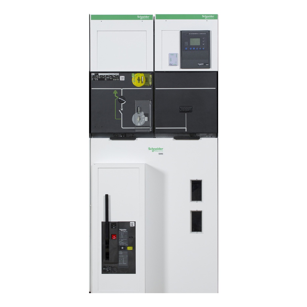 Cellule Disjoncteur simple sectionnement HTA - SM6-24 DM1A E13 50A P1 - Schneider