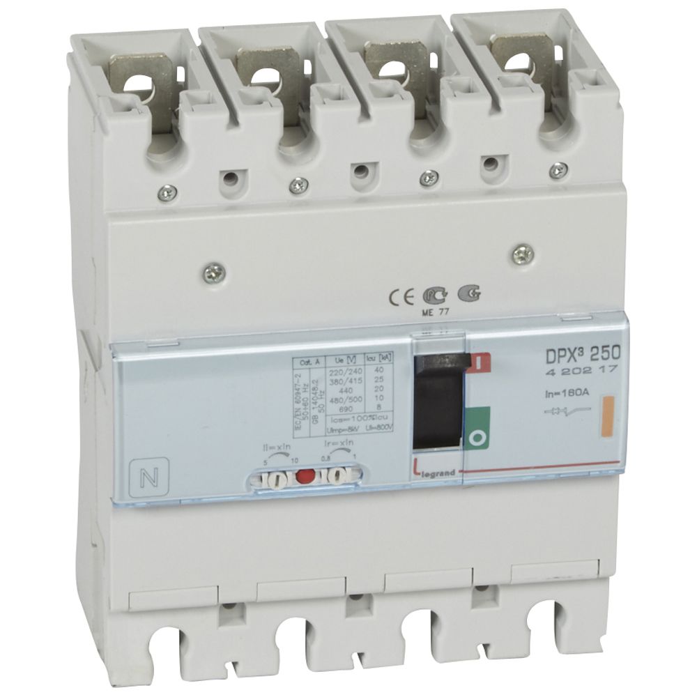 DISJ DPX3 250MT 4P 160A 25KA - LEGRAND