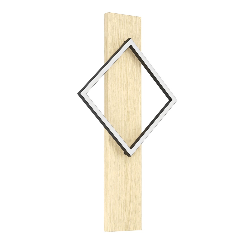 Applique LED noir/bois Boyal - Eglo