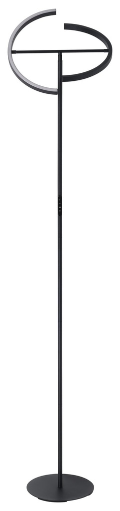 Lampadaire LED noir Castelpoto - Eglo