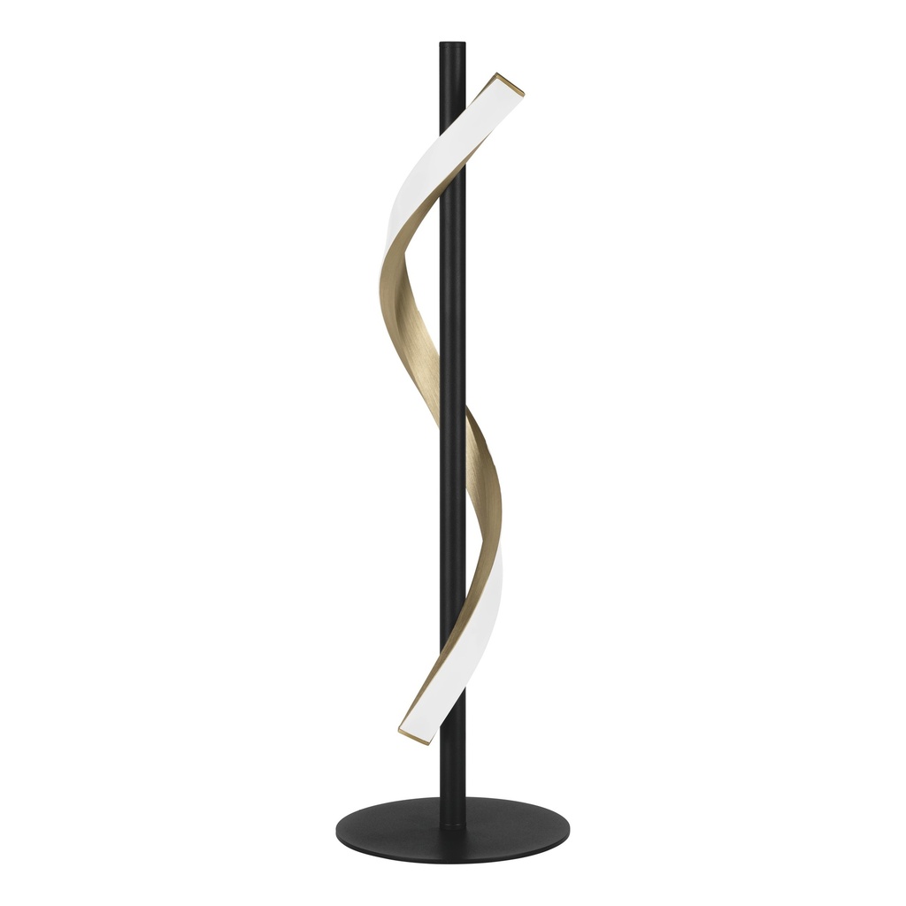 Lampe à poser LED CCT noir/laiton brossé Conaprato - Eglo