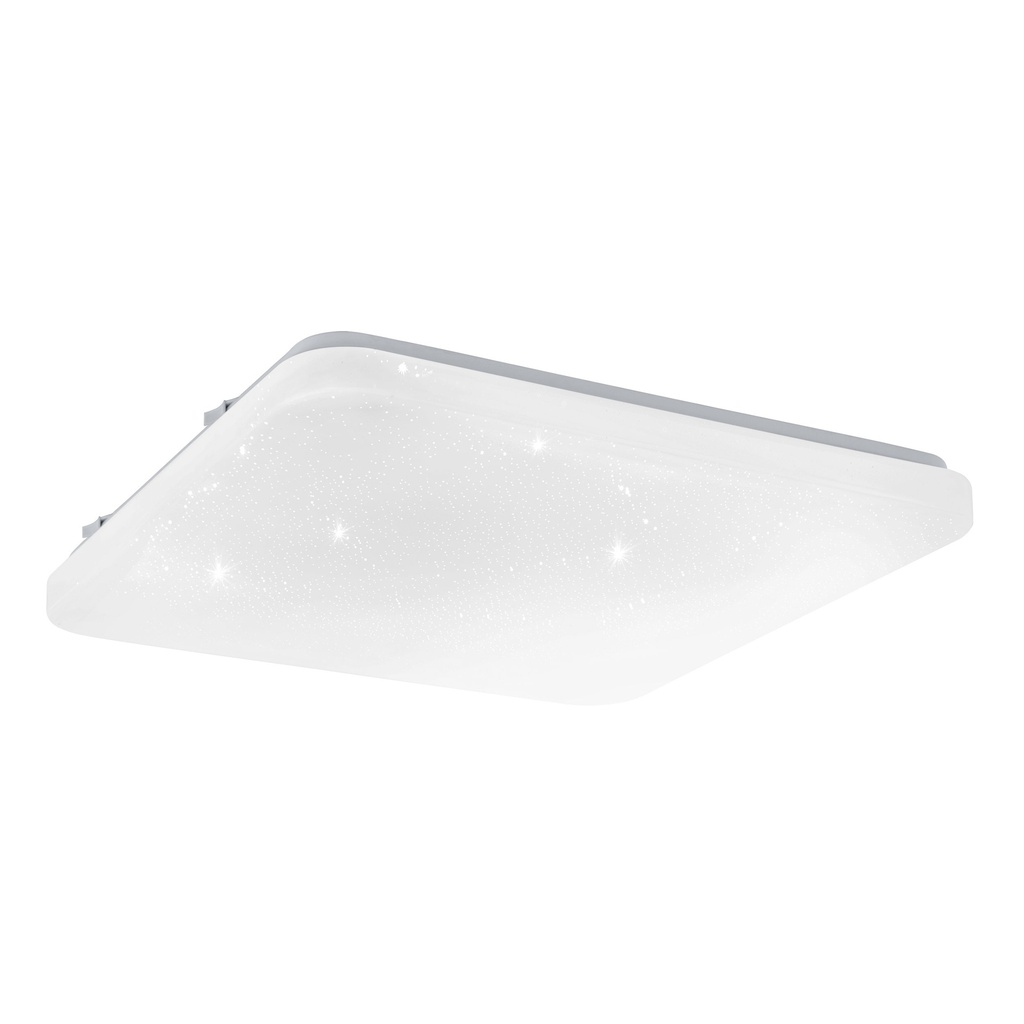 Plafonnier LED CCT 330x330 effet cristal Frania-IP - Eglo