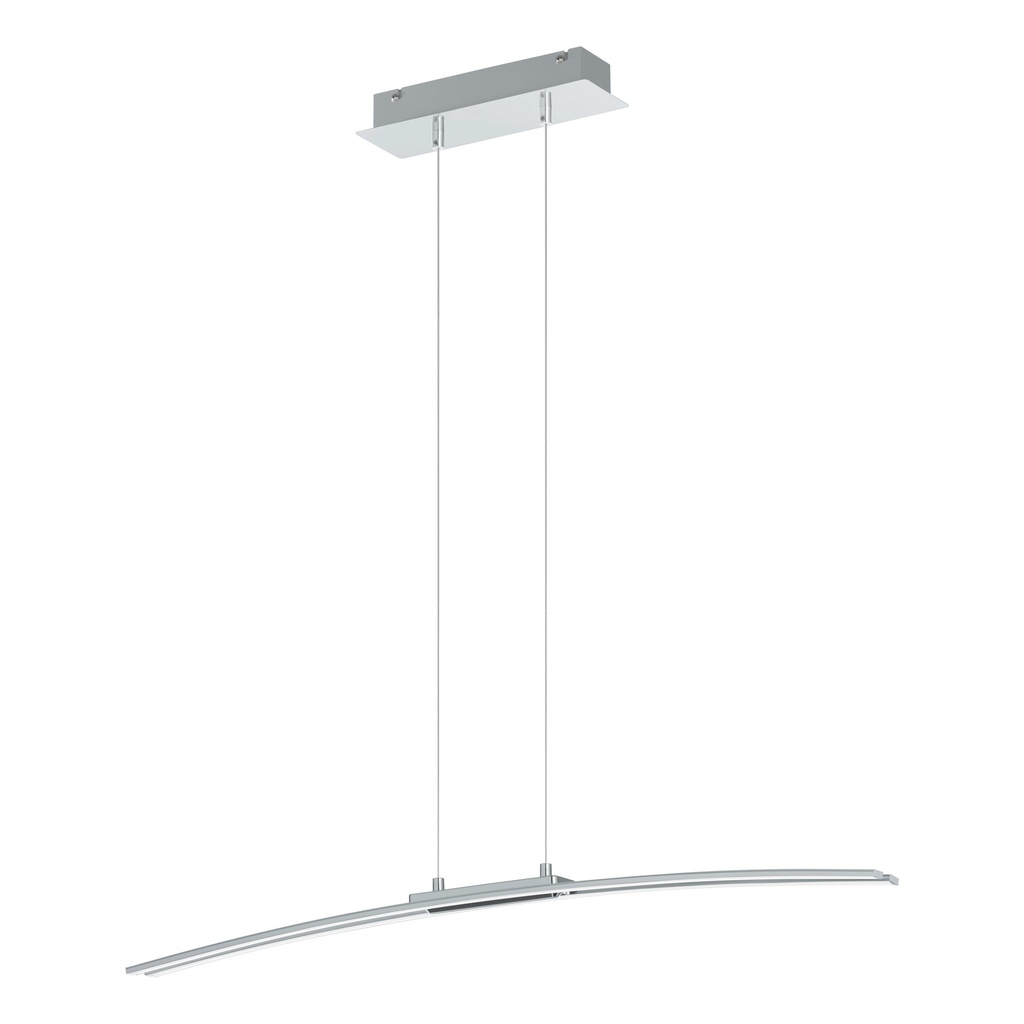 Suspension LED chrome/blanc Lasana - Eglo