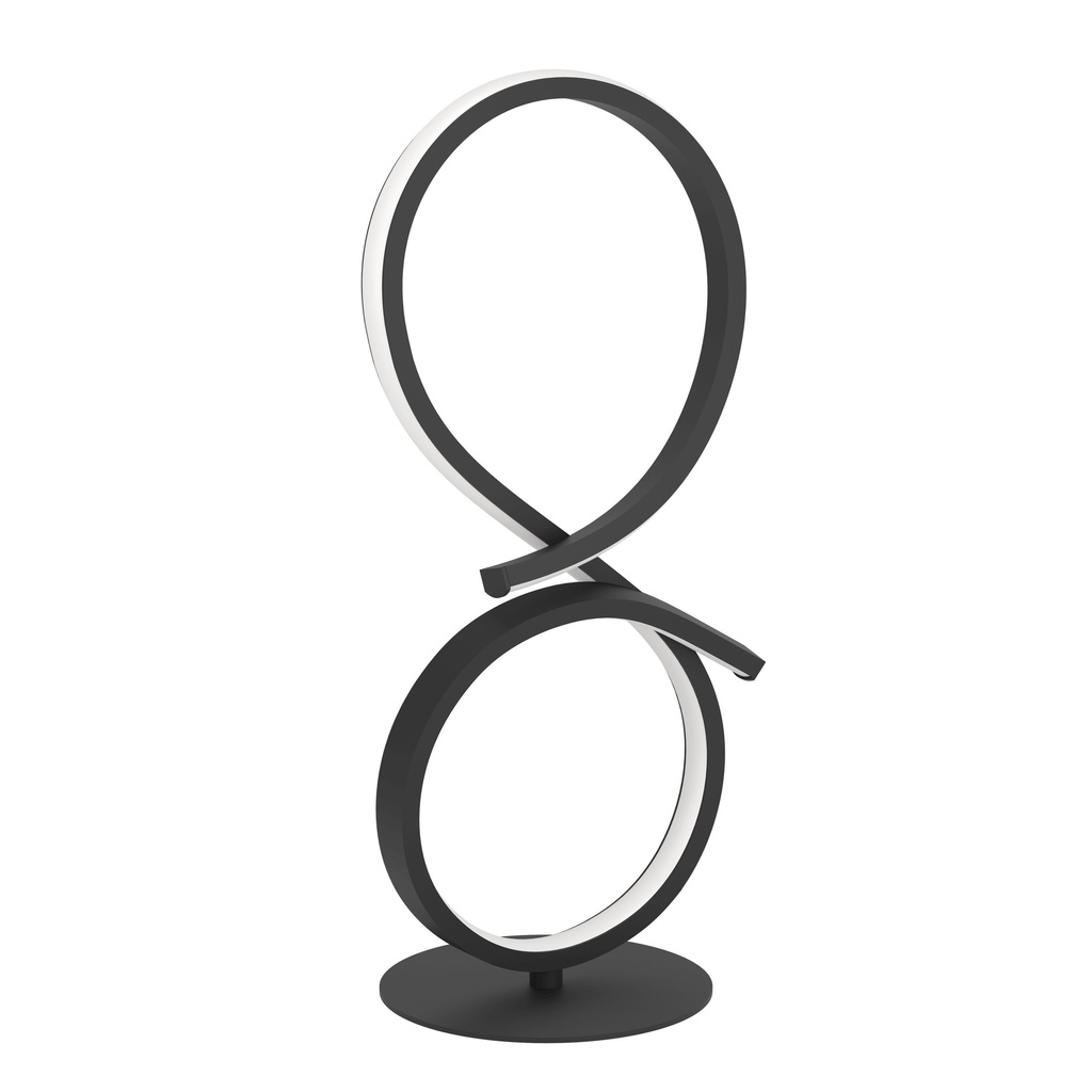 Lampe à poser LED noir/blanc Serpins - Eglo