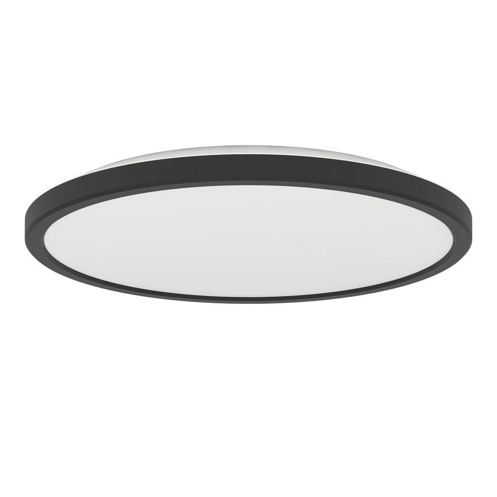 Plafonnier LED RGB/CCT Ø300 noir Rovito-Z - Eglo