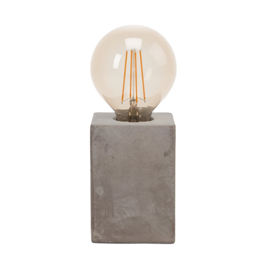 Pied de lampe à poser 1 lampe E27 effet béton Prestwick - Eglo