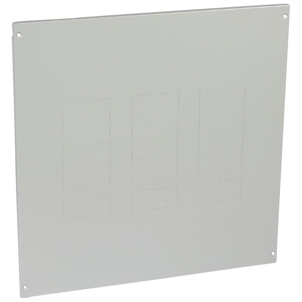 Plastron métal à vis pour 1 à 3 DPX³630 avec bloc différentiel en position verticale dans XL³4000 et XL³800, 24 modules - Legrand