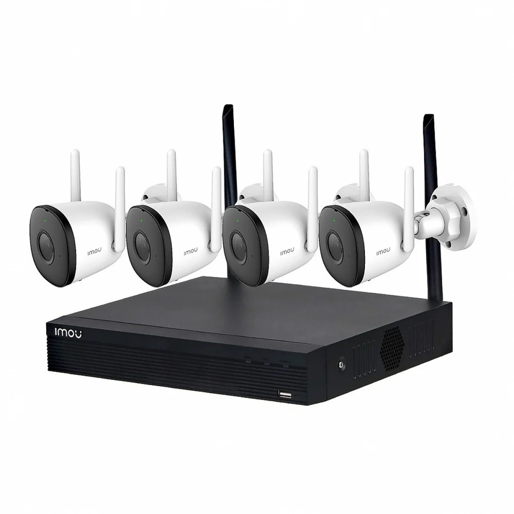 IP CCTV kit: 4-channel PoE NVR + cameras - Dahua