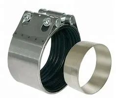 Collier de raccordement méplat/piquet Ø16/19 mm - Franklin