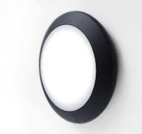 Outdoor wall light Berta black, opal diffuser, E27 - Fumagalli
