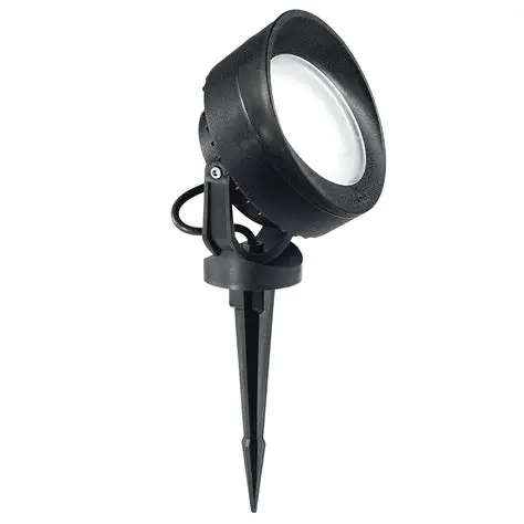 Spot à piquet Tommy EL noir, diffuseur satiné, LED GX53 10W CCT (kit) - Fumagalli