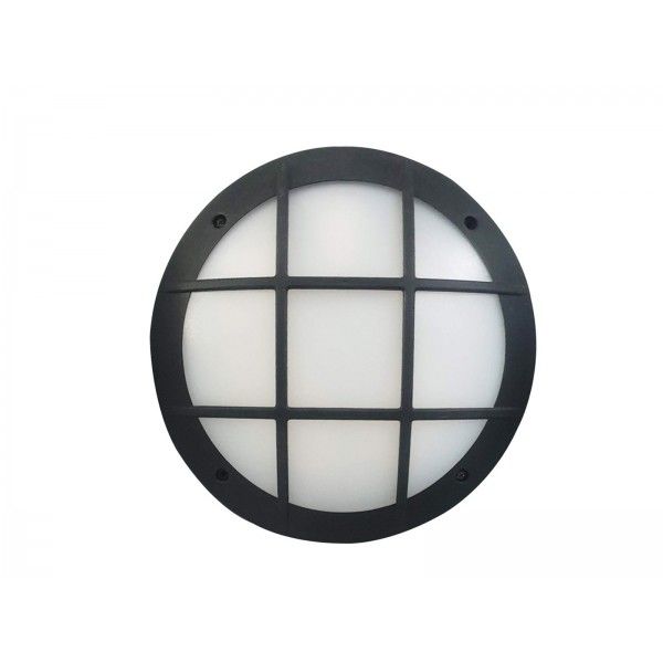 Outdoor ceiling light Gelmi GR black, opal diffuser, E27 - Fumagalli