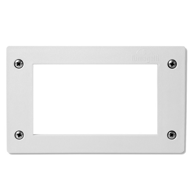 Applique extérieure Leti 200 gris, diffuseur opale, LED GX53 3W CCT (kit) - Fumagalli