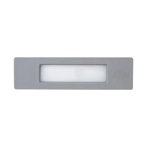 Applique extérieure Nina 190 gris, diffuseur opale, LED R7S 7,5W CCT (kit) - Fumagalli