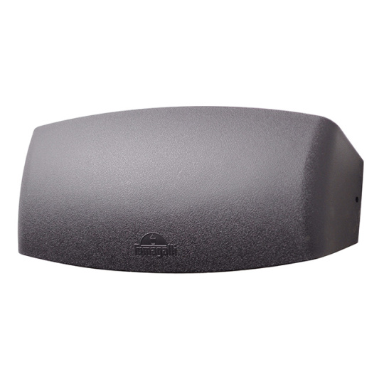 Outdoor bollard Abram 270 black, transparent diffuser, LED R7S 10.5W CCT (kit) - Fumagalli