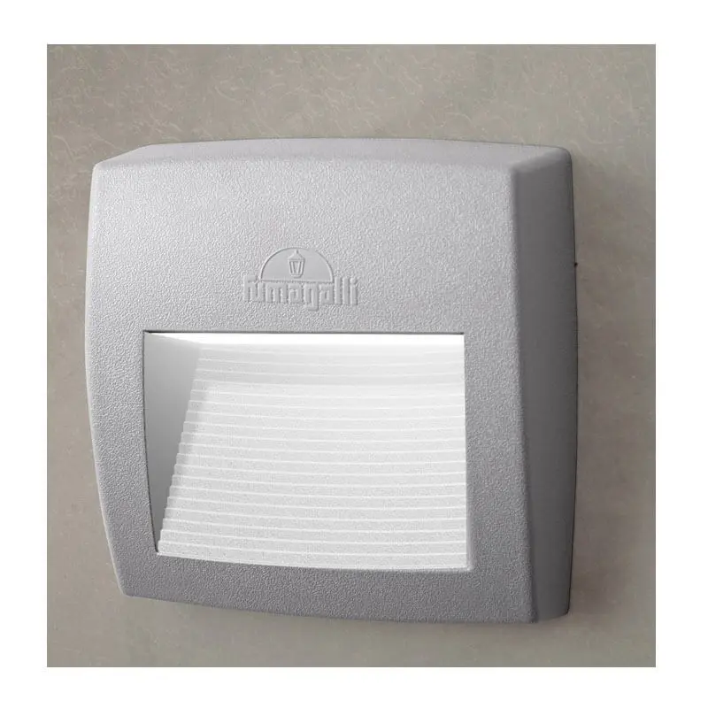 Applique extérieure Lorenza 150 gris, diffuseur transparent, LED R7S 3,2W CCT (kit) - Fumagalli
