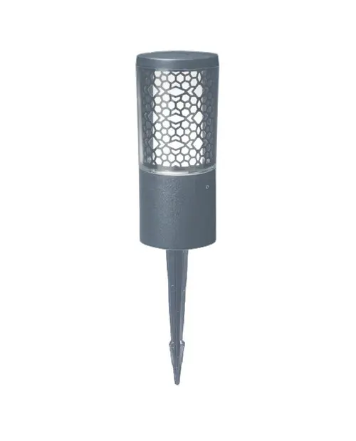 Spike spotlight Carlo Déco grey, transparent diffuser, LED GU10 6W CCT (kit) - Fumagalli