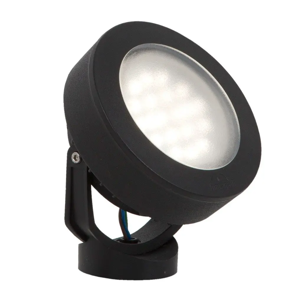 Spot extérieur Tommy noir, diffuseur dépoli, LED GX53 3W CCT (kit) - Fumagalli