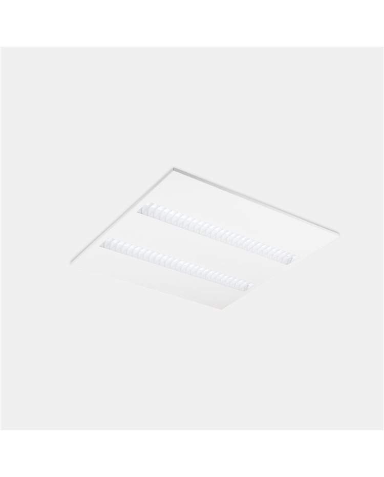 Plafonnier LED Finelight 60x60 carré 35W 4000K CRI80 blanc IP20, 3452 lm - LedsC4