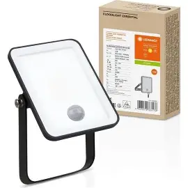 LED floodlight Essential 10W 3000K, black - Ledvance