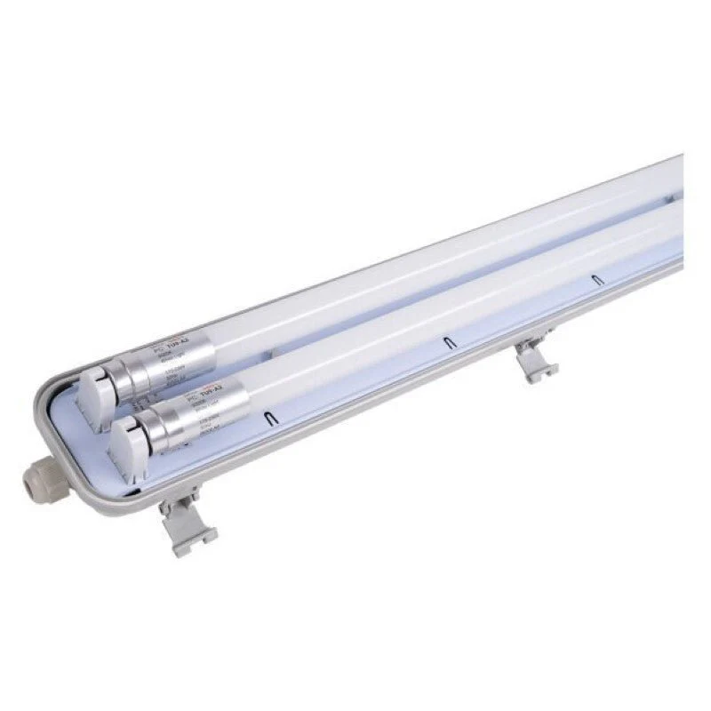 Réglette étanche double pour tubes LED IP65, 2x1200 mm - Philips