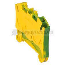 Bloc de jonction à ressort Viking 3, terre vert/jaune, 4/6 mm² - Legrand