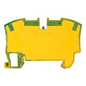Bloc de jonction à ressort Viking 3, terre vert/jaune, 16 mm² - Legrand