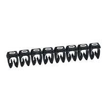 CAB 3 markers, digit 0 black, 4/6 mm² - Legrand