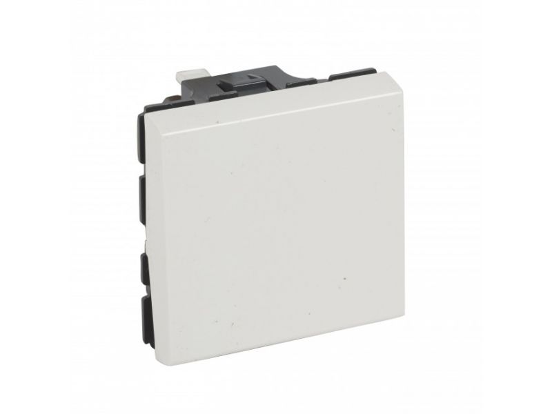 Interrupteur 10AX 2 modules blanc, Mosaic - Legrand