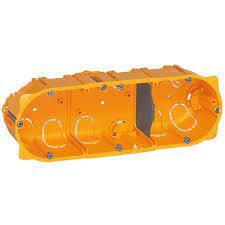 Batibox flush-mounting box for drywall, 3 gangs, depth 40 mm - Legrand