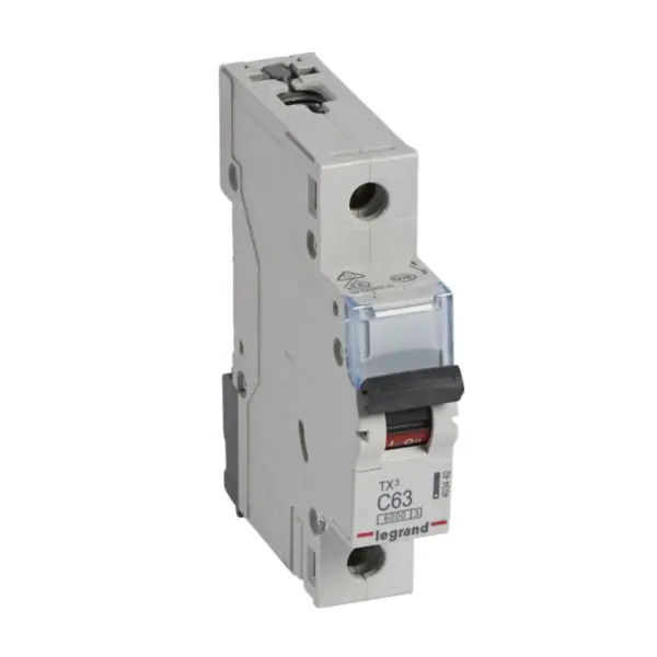 Disjoncteur TX³ 1P 63A courbe C 6 kA - Legrand