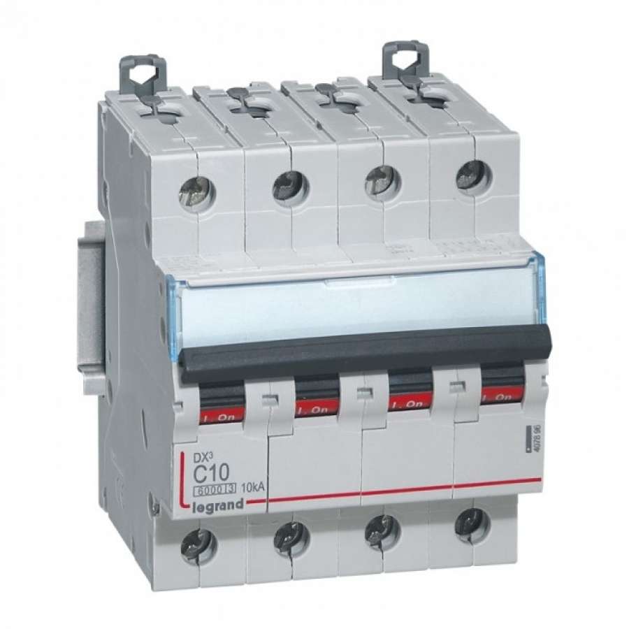Circuit breaker TX³ 4P 50A C curve 6 kA - Legrand